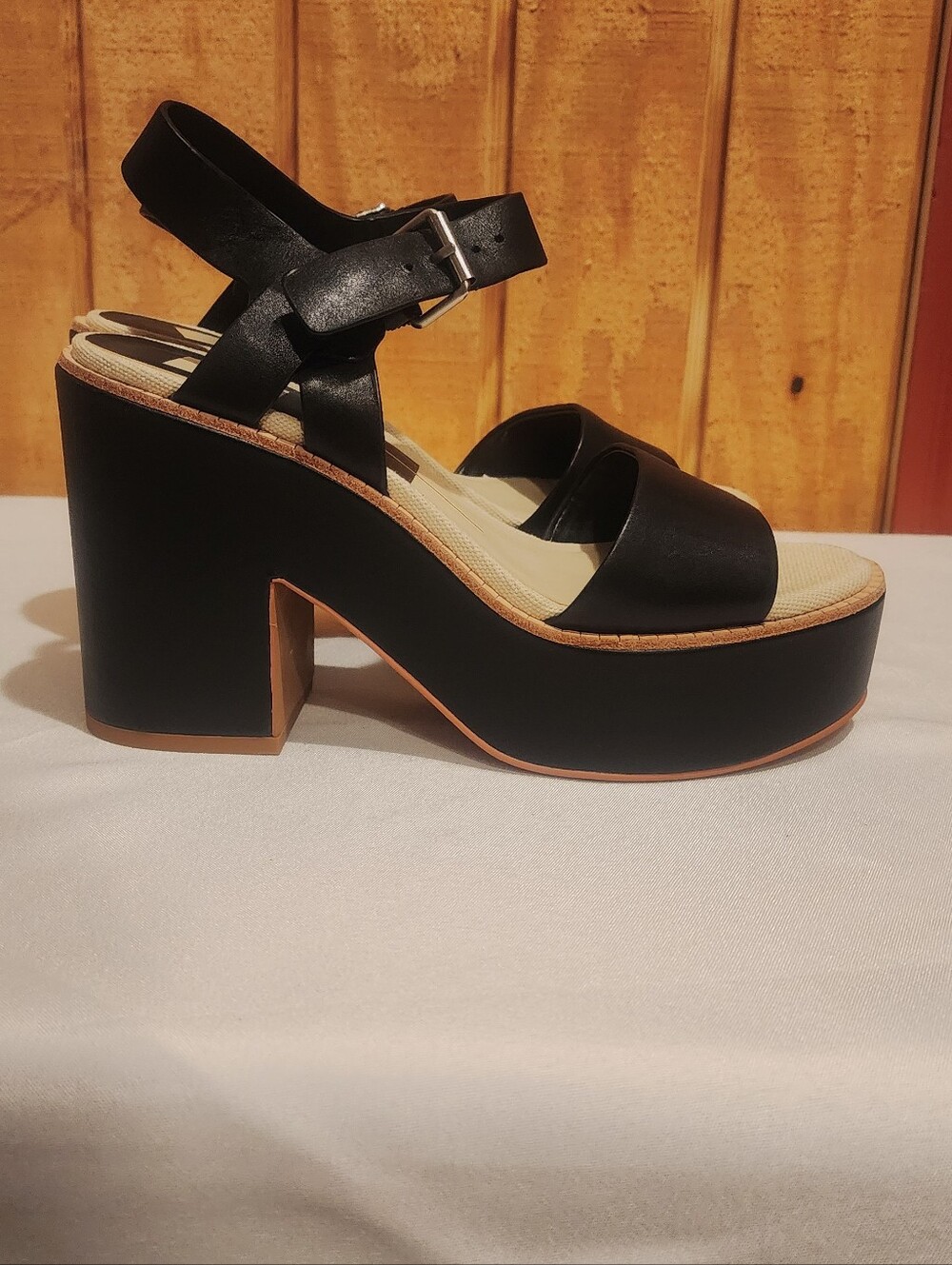 Dolce Vita Block Platform Ankle Strap Sandals Size 7.5